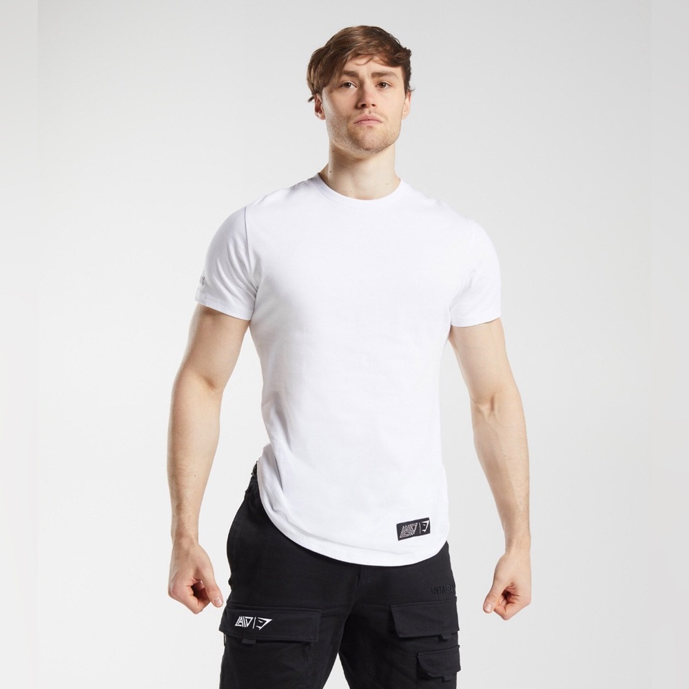 ( ISO size S ) gymshark x david laid T-shirt
